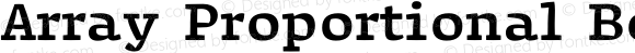 Array Proportional Bold