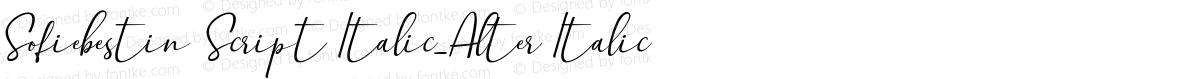 Sofiebestin Script Italic_Alter Italic