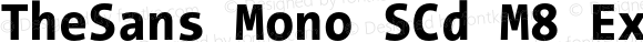 TheSans Mono SCd M8 ExtraBold