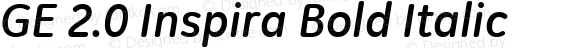 GE 2.0 Inspira Bold Italic