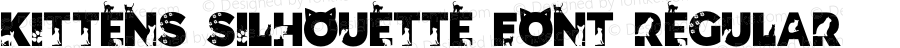 Kittens Silhouette Font Regular Version 1.000;PS 001.000;hotconv 1.0.88;makeotf.lib2.5.64775