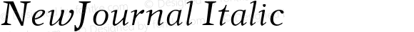 NewJournal Italic