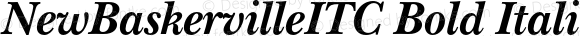 NewBaskervilleITC Bold Italic