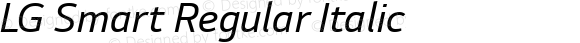 LG Smart Regular Italic