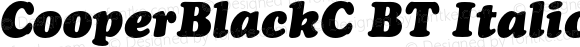 CooperBlackCBT-Italic