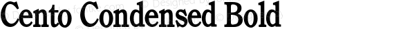 CentoCondensedBold