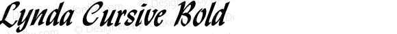 Lynda Cursive Bold Altsys Fontographer 4.1 1/8/95 {DfLp-URBC-66E7-7FBL-FXFA}