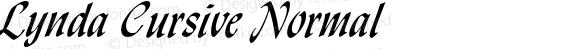 Lynda Cursive Normal Altsys Fontographer 4.1 1/8/95 {DfLp-URBC-66E7-7FBL-FXFA}