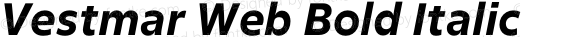Vestmar Web Bold Italic