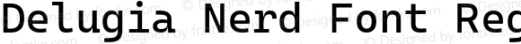 Delugia Nerd Font Regular