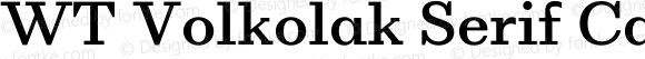 WT Volkolak Serif Caption Medium