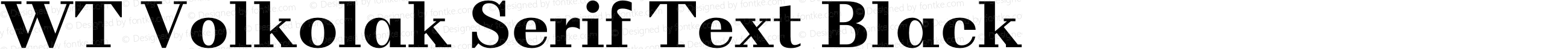 WT Volkolak Serif Text Black