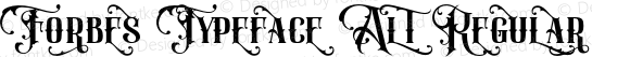 Forbes Typeface Alt Regular 
