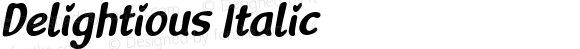 Delightious Italic