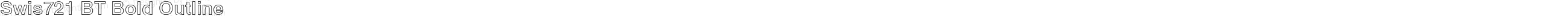 Swis721 BT Bold Outline