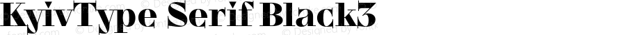 KyivType Serif Black3