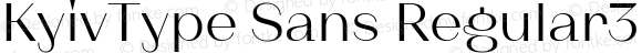 KyivType Sans Regular3