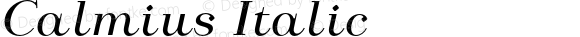 Calmius Italic