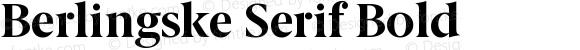 Berlingske Serif Bold