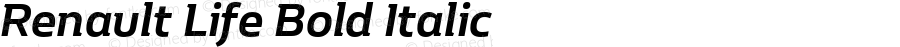 RenaultLife-BoldItalic
