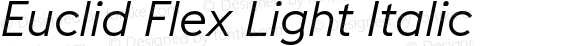 Euclid Flex Light Italic