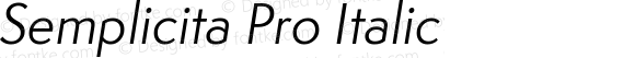 SemplicitaPro-Italic