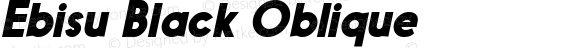 Ebisu Black Oblique