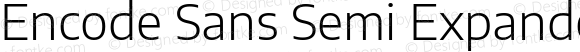 Encode Sans Semi Expanded Light Regular