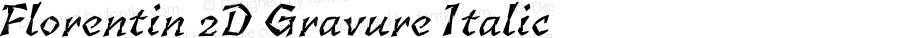 Florentin2DGravure-Italic