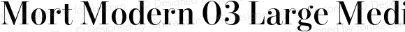 Mort Modern 03 Large Medium