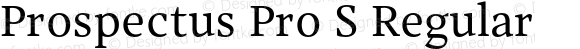 Prospectus Pro S Regular