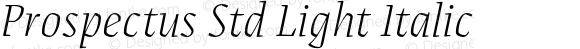 Prospectus Std Light Italic