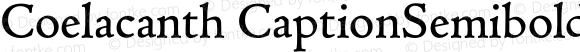 Coelacanth CaptionSemibold