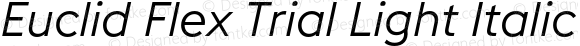 Euclid Flex Trial Light Italic