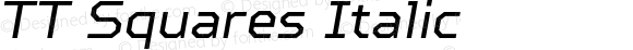 TT Squares Italic