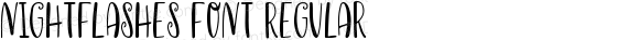 Nightflashes Font Regular