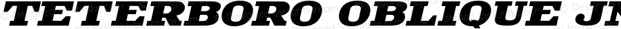 Teterboro Oblique JNL Regular Version 1.000 - 2010 initial release