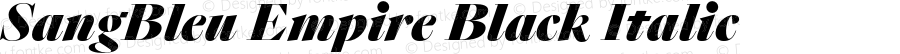 SangBleu Empire Black Italic