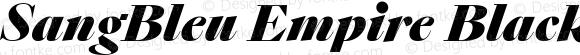 SangBleu Empire Black Italic