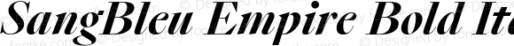 SangBleu Empire Bold Italic