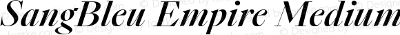 SangBleu Empire Medium Italic