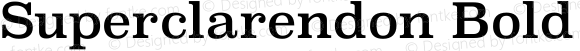 Superclarendon Bold Italic