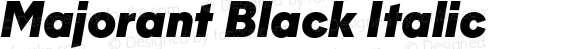 Majorant Black Italic