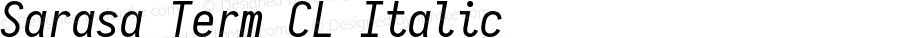 Sarasa Term CL Italic