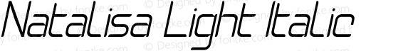 Natalisa Light Italic