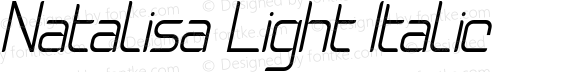 Natalisa Light Italic