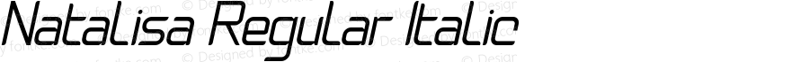 NatalisaRegularItalicDemo-RegularItalic