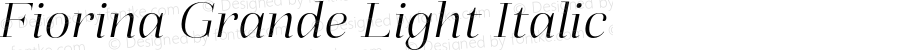 FiorinaGrande-LightItalic