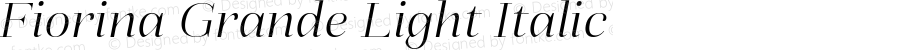 FiorinaGrande-LightItalic