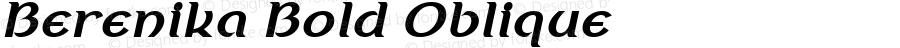 Berenika Bold Oblique